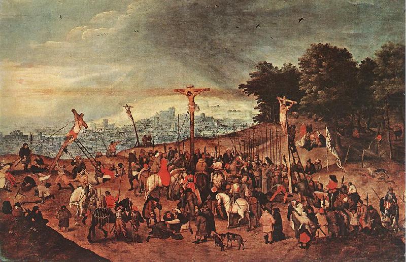 BRUEGHEL, Pieter the Younger Crucifixion dgg china oil painting image